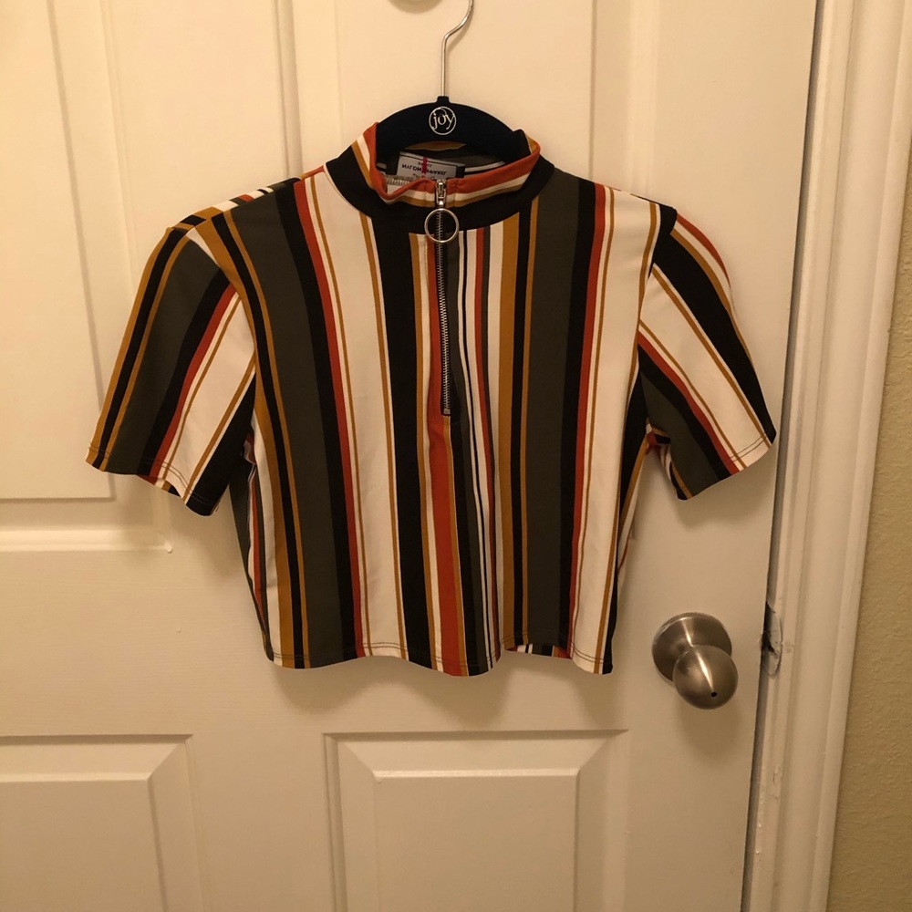 Small Nylon Apparel Striped Shirt